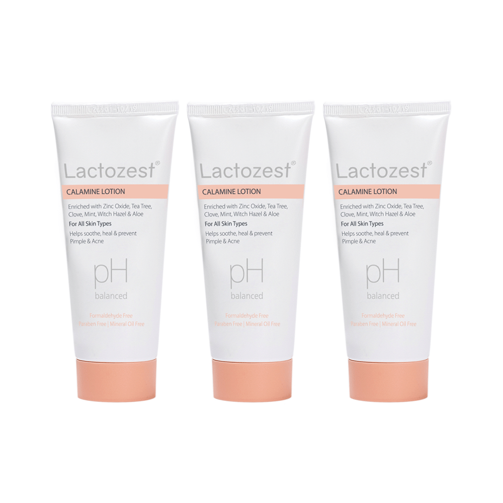 Lactozest PH Balanced Calamine Lotion (100ml Each)