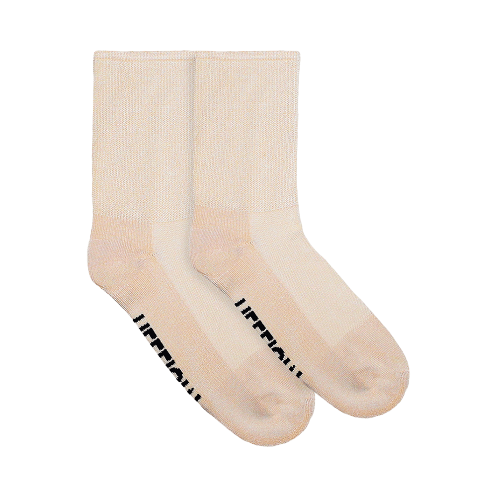 Heelium Diabetic Bamboo Socks Beige Free Size - Image 2