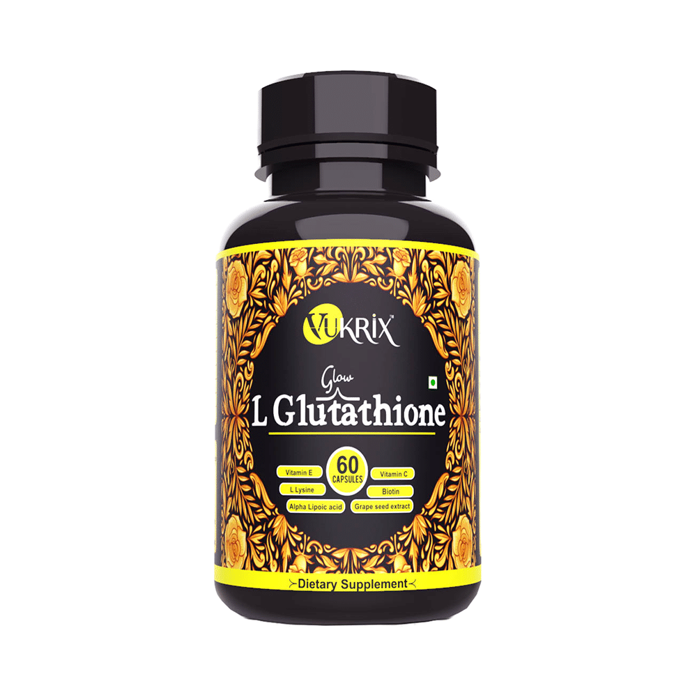 Vukrix Glow L Glutathione Capsule (60 Each)