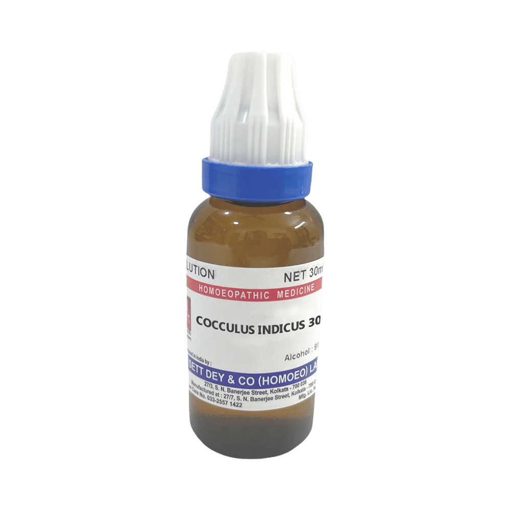 Sett Dey Cocculus Indicus Dilution 30