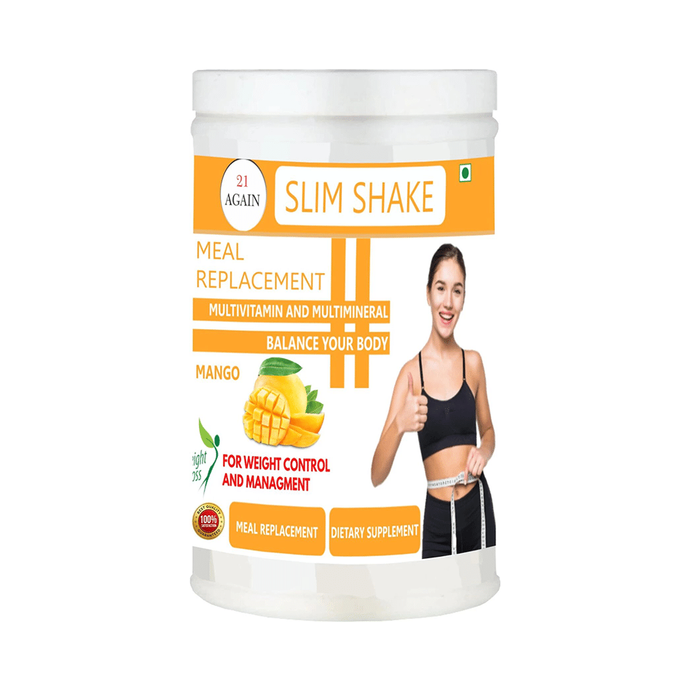 21 Again Slim Shake Meal Replacement Powder Mango