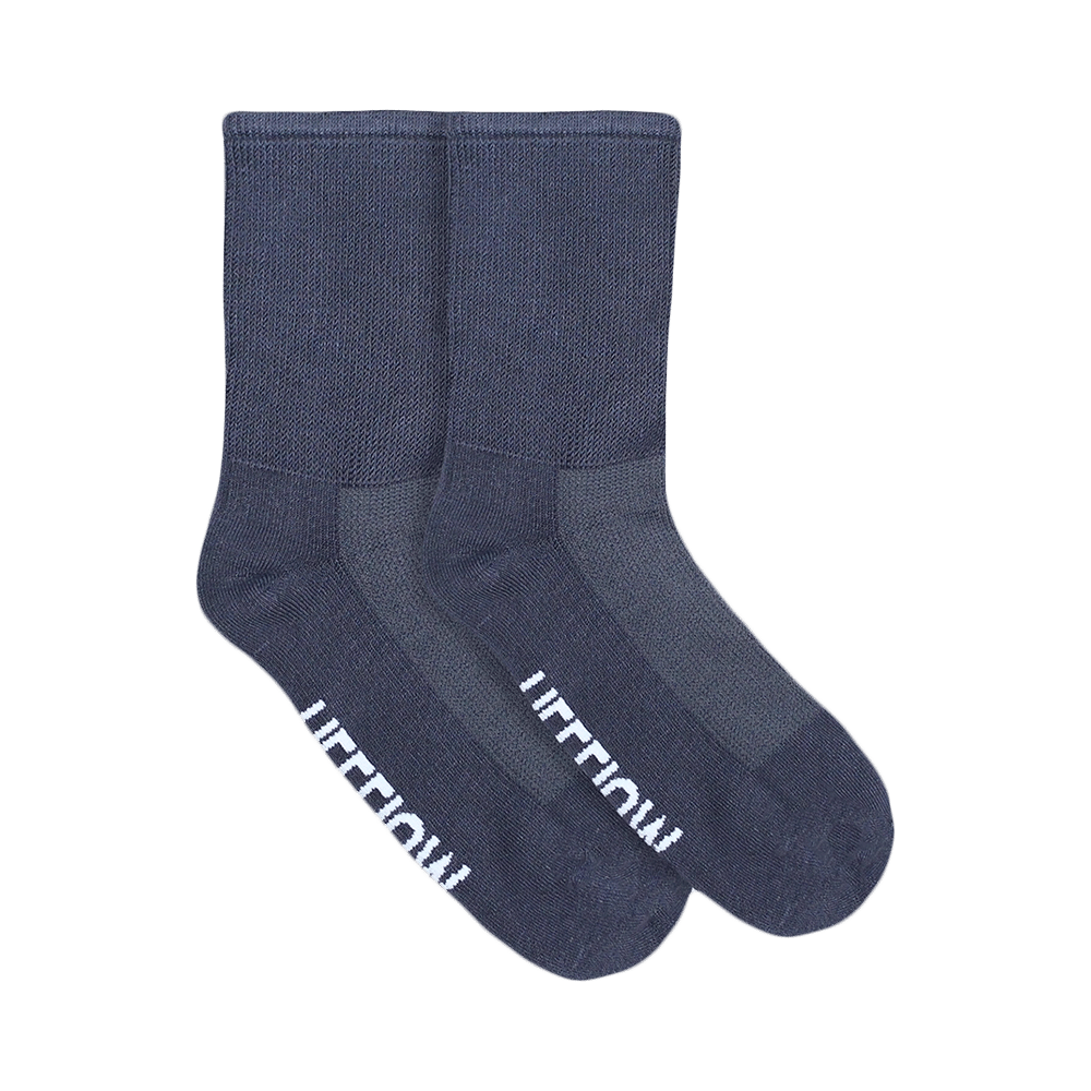 Heelium Diabetic Bamboo Socks Grey Free Size - Image 2