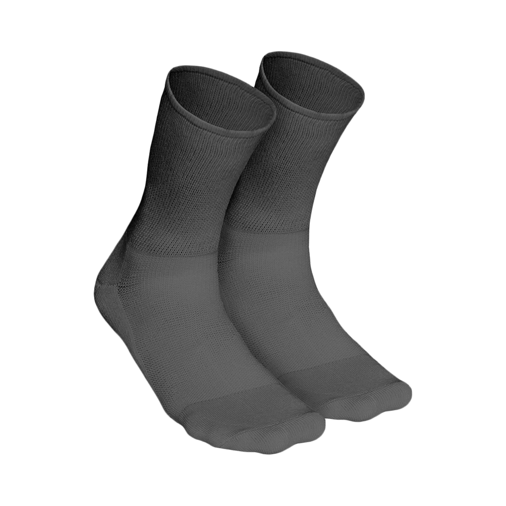 Heelium Diabetic Bamboo Socks Grey Free Size - Image 1