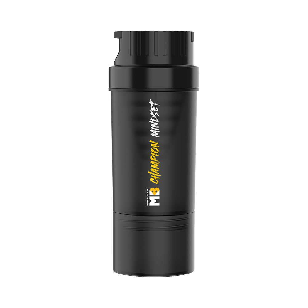 MuscleBlaze Tornado Shaker Black