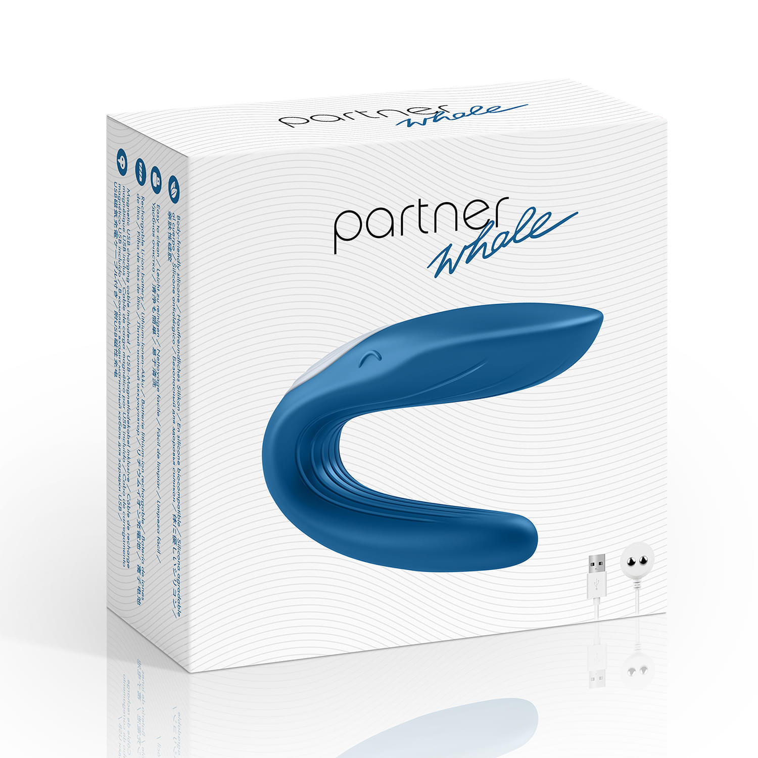 Satisfyer Partner Whale USB Rechargeable Couple Body Massager