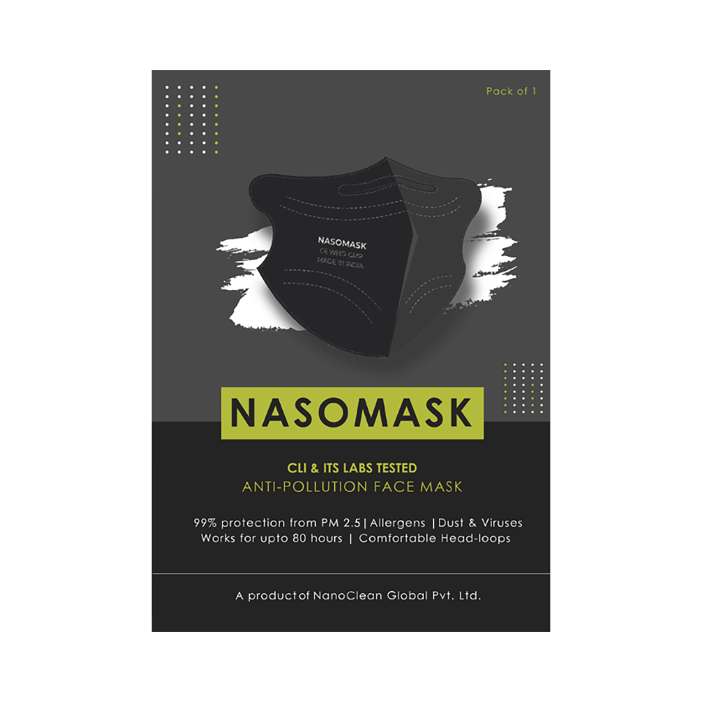 Nasomask N95 Anti-Pollution Face Mask with Headloop Normal Design