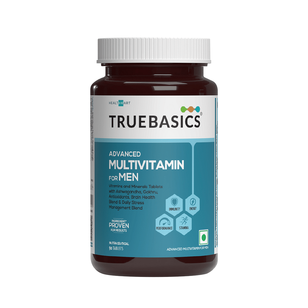 TrueBasics Advanced Multivit Men Tablet, Multivitamin for Men | 30 ...