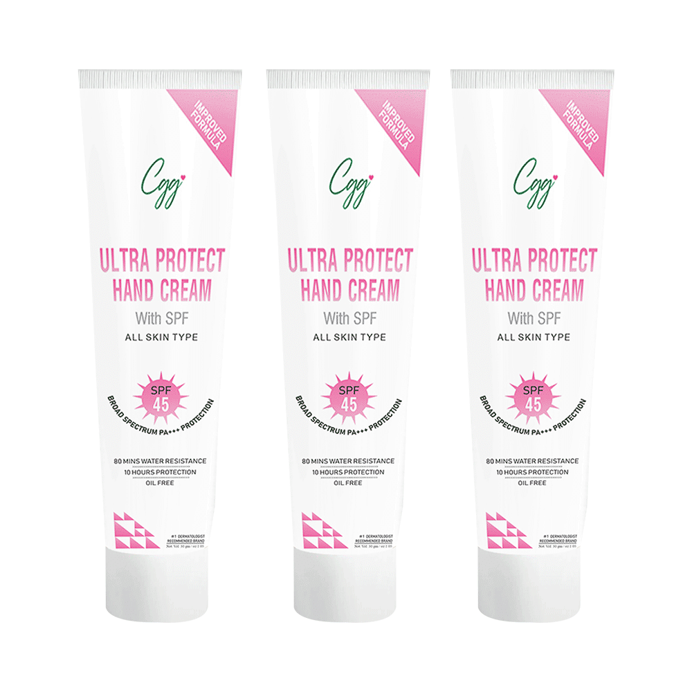 CGG Cosmetics Ultra Protect Hand Cream SPF45 (30gm Each)