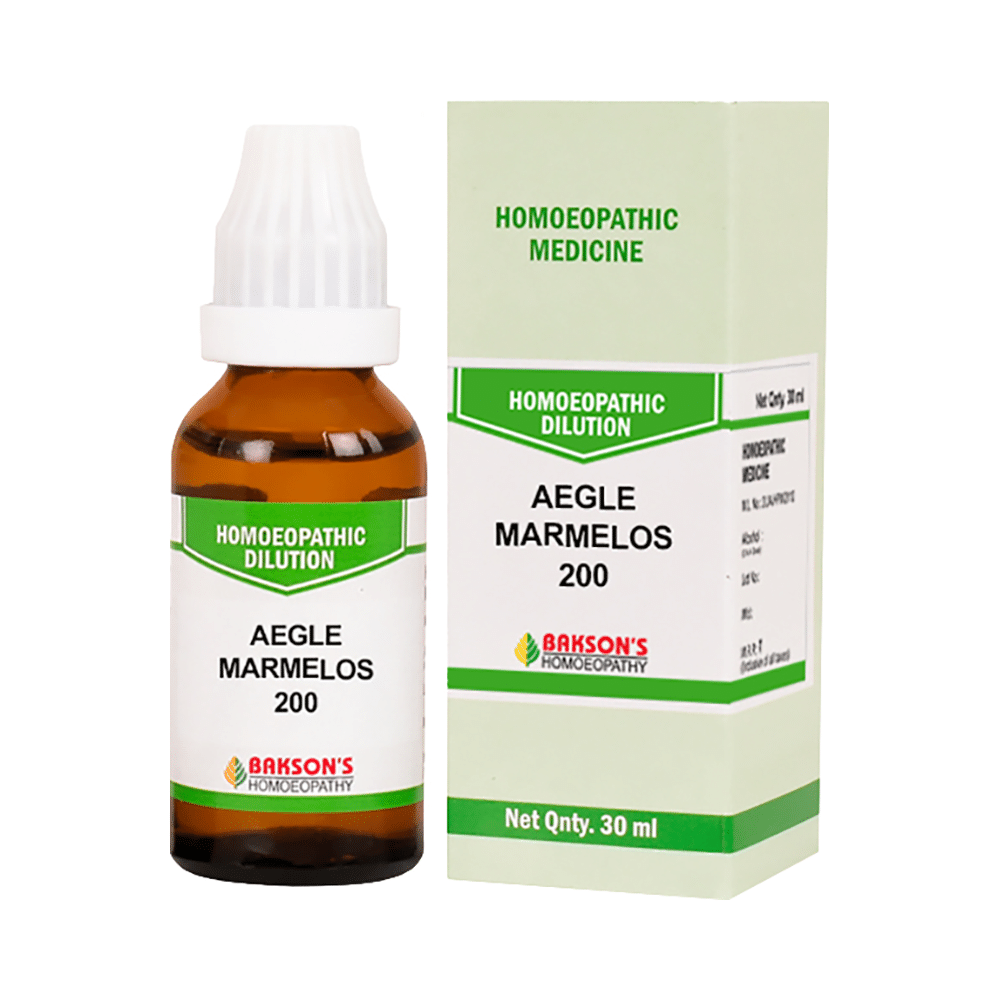 Bakson's Homeopathy Aegle Marmelos Dilution 200