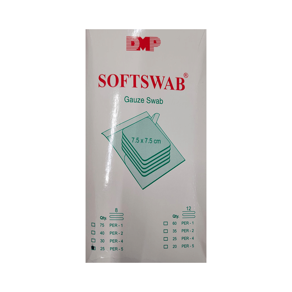 Softswab 8 ply Gauze Swab 7.5cm x 7.5cm