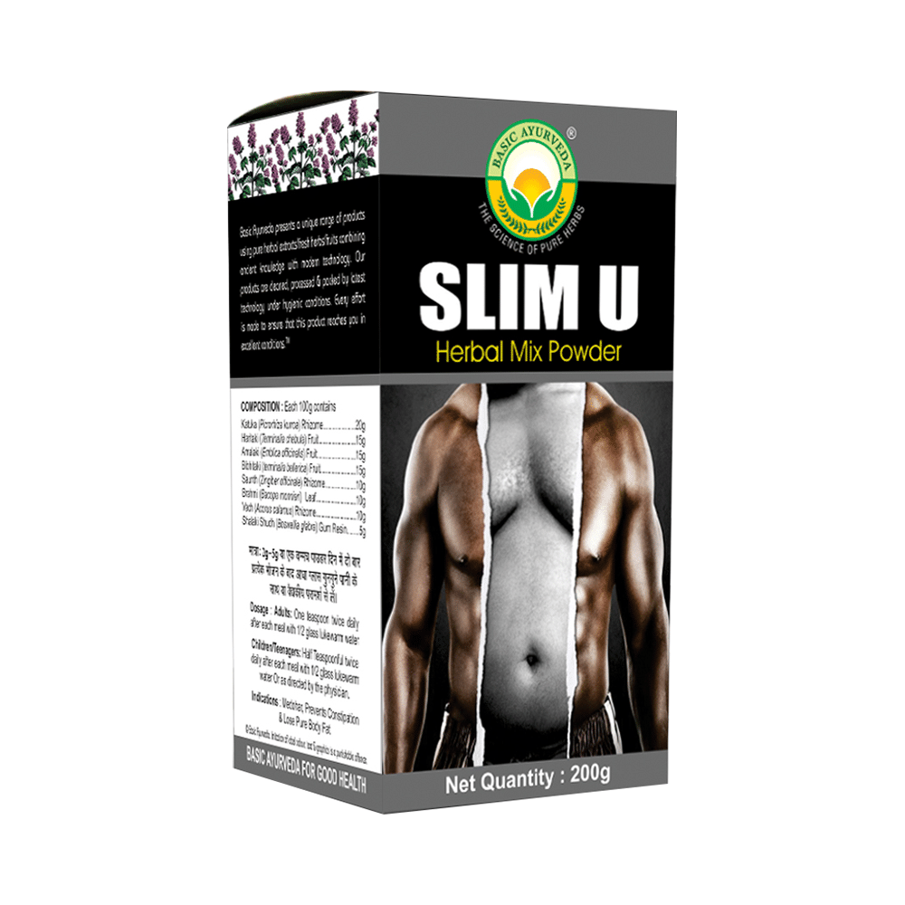 Basic Ayurveda Slim U Herbal Mix Powder