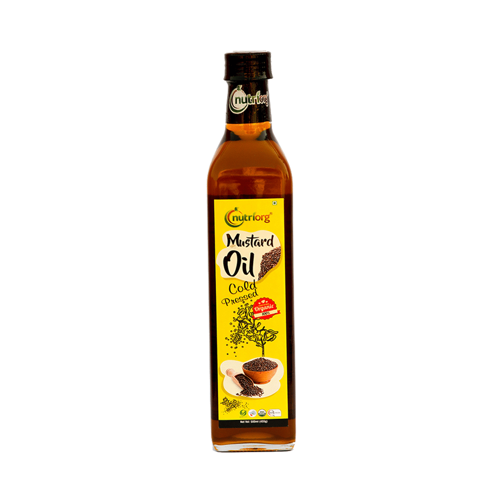 Nutriorg Certified Orgainc Mustard Cold Pressed Oil