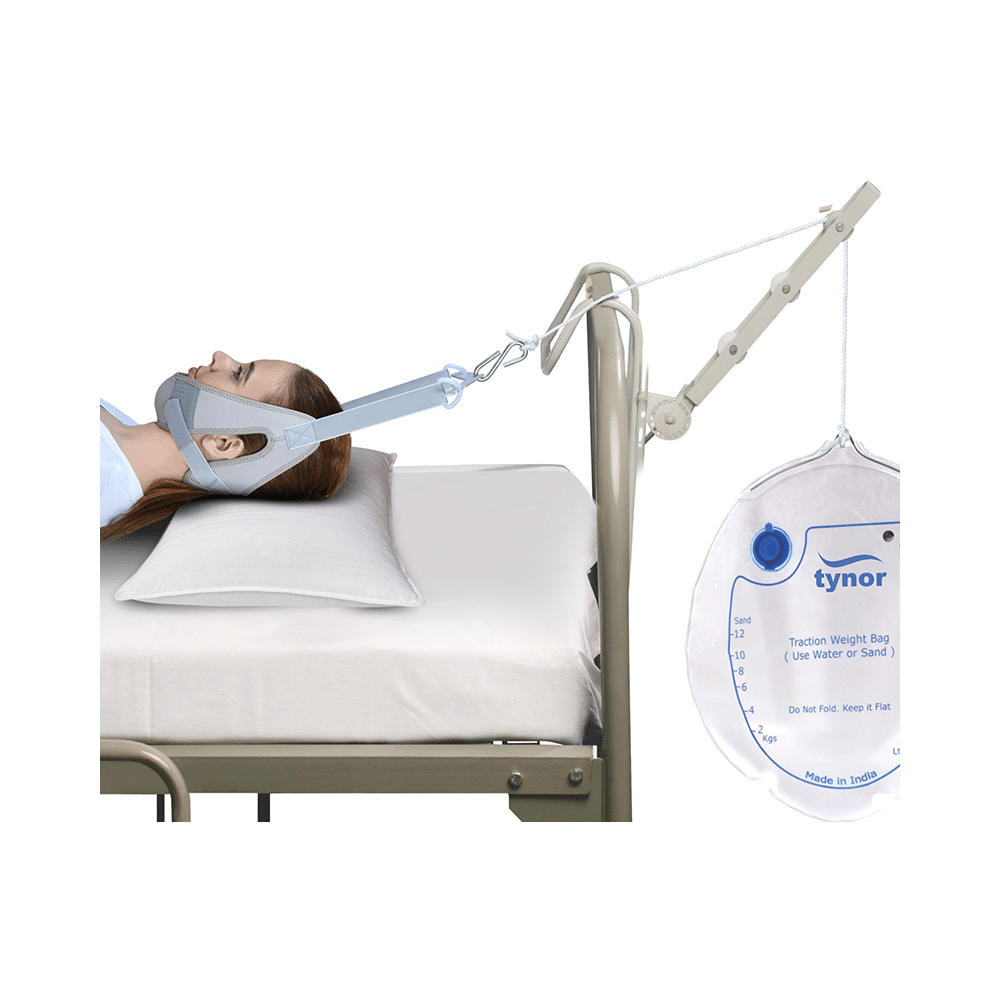 Tynor G-26 Cervical Traction Kit with Weight Bag (Sleeping) Universal
