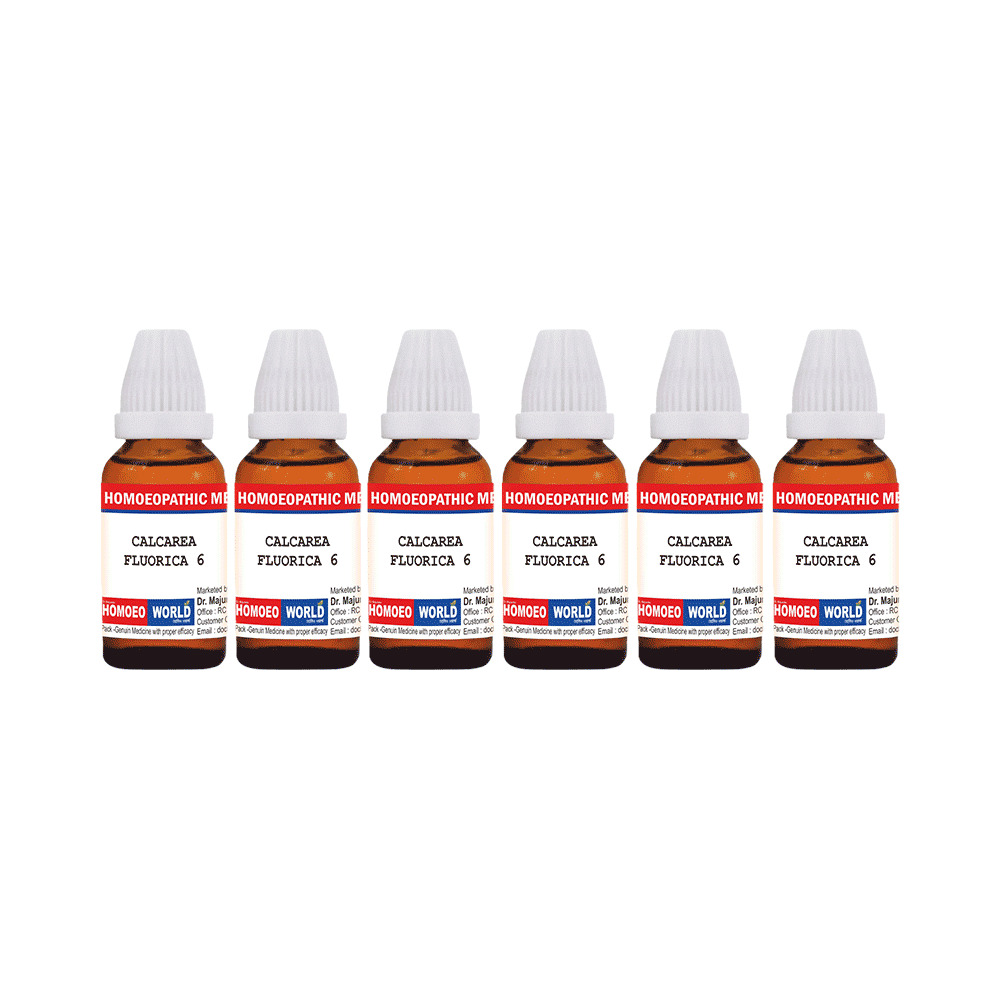 Dr. Majumder Homeo World Calcarea Fluorica Dilution(30ml Each) 6 CH