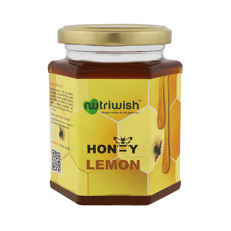 Nutriwish 100% Pure Organic Honey | Flavour Lemon