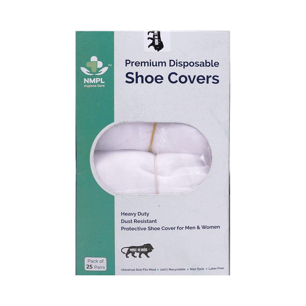 NMPL Hygiene Care Premium Disposable Shoe Cover White