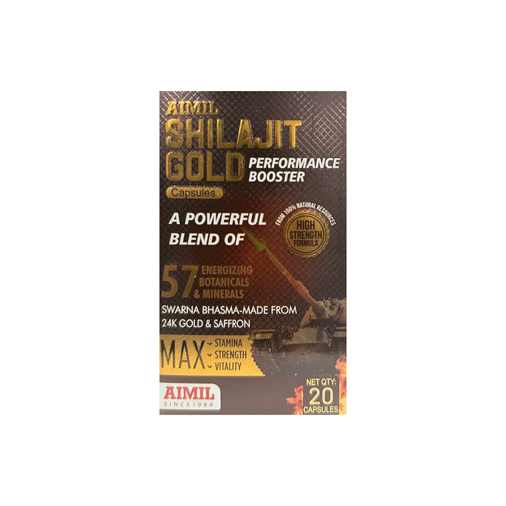Aimil Shilajit Gold Performance Booster Capsule