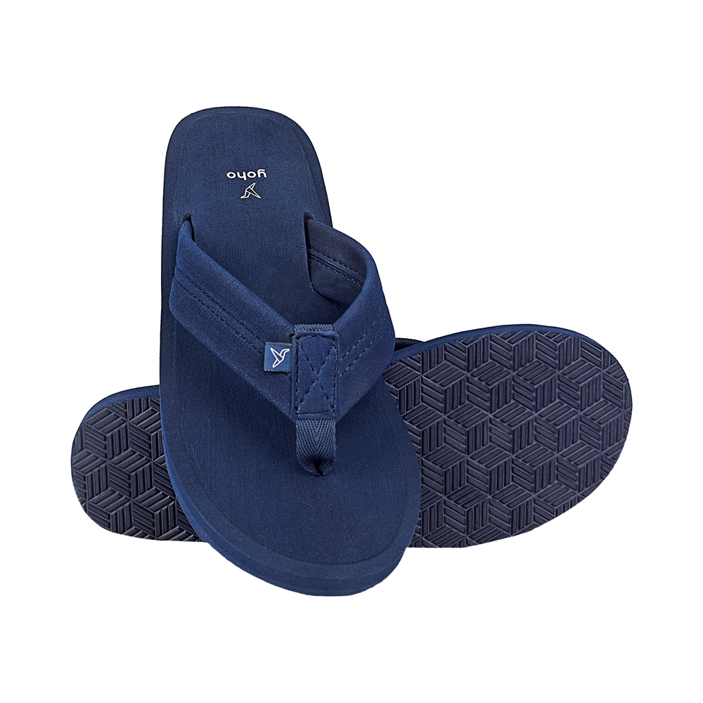 Yoho Lifestyle Doctor Ortho Soft Comfortable and Stylish Flip Flop Slippers for Women Mystery Blue 3