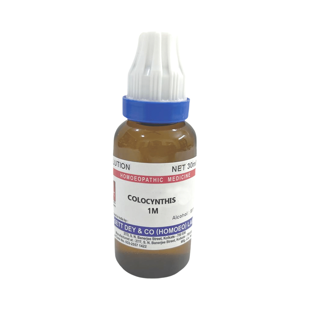 Sett Dey Colocynthis Dilution 1M