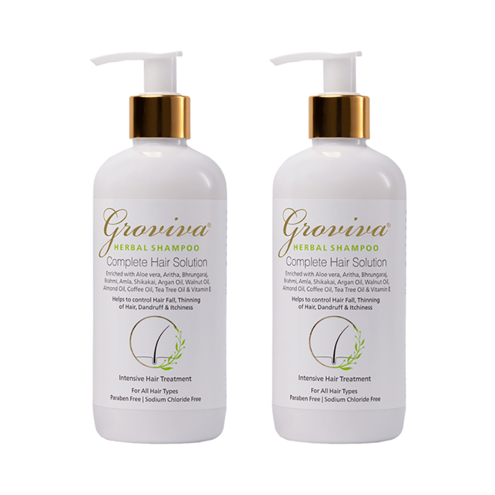 Groviva Herbal Shampoo (300ml Each)