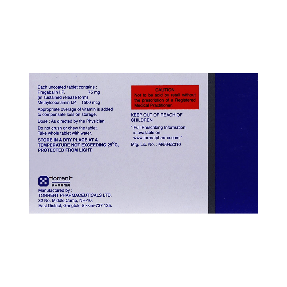 Pregalin M SR 75 Tablet - Image 2