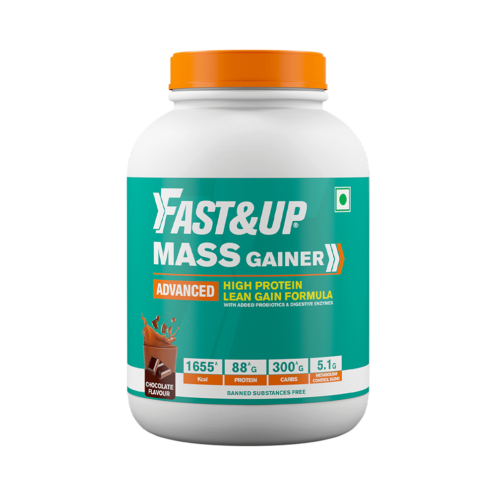 Fast&Up Mass Gainer Advance High Protein Lean Gain Formula Chocolate