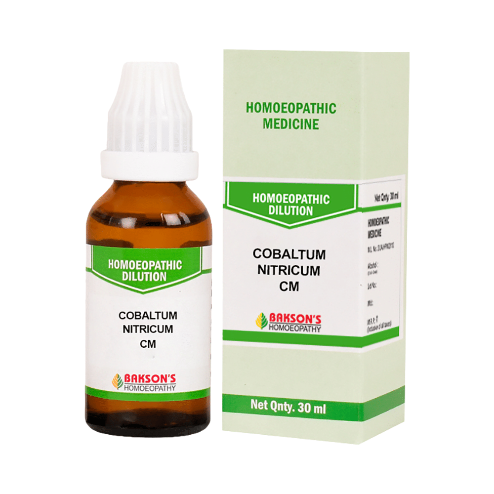 Bakson's Homeopathy Cobaltum Nitricum Dilution CM