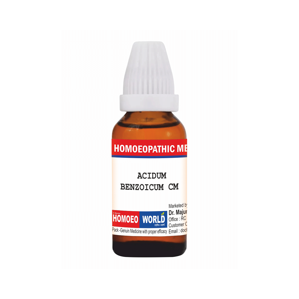 Dr. Majumder Homeo World Acidum Benzoicum Dilution (30ml Each) CM