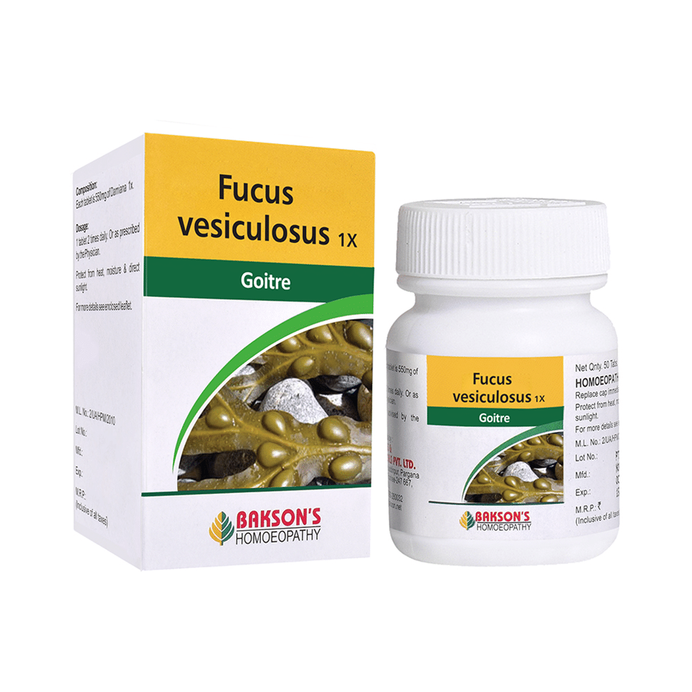 Bakson's Homeopathy Fucus Vesiculosus 1X