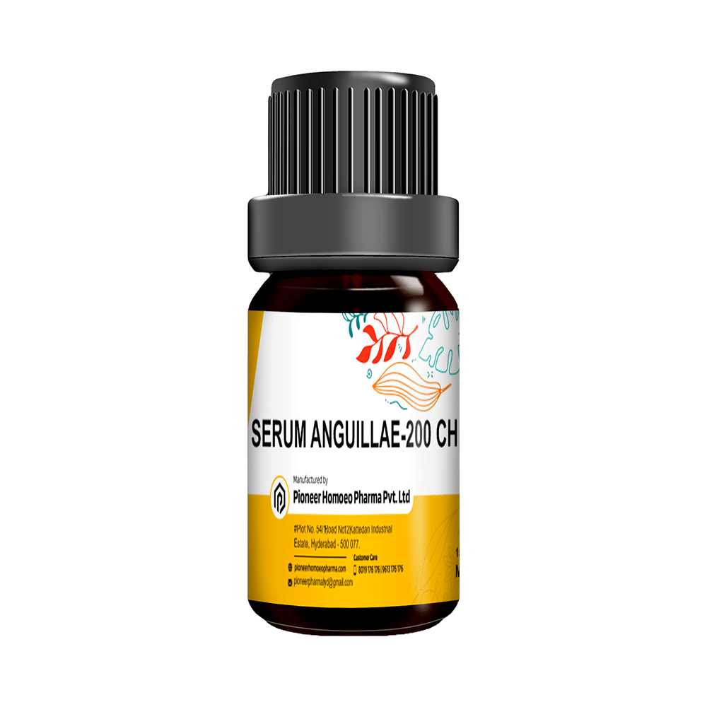 Pioneer Pharma Serum Anguillae Globules Pellet Multidose Pills 200 CH