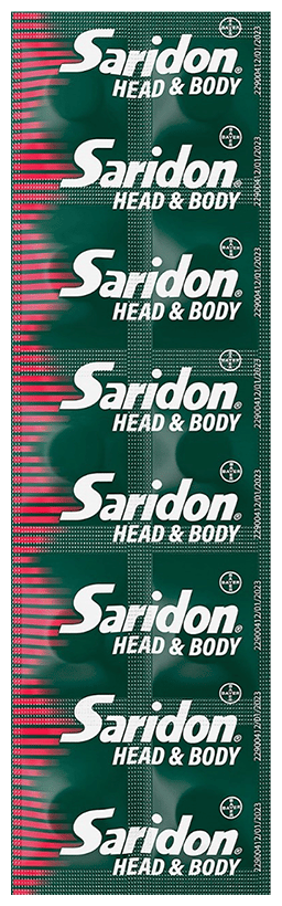 Saridon Head & Body Tablet