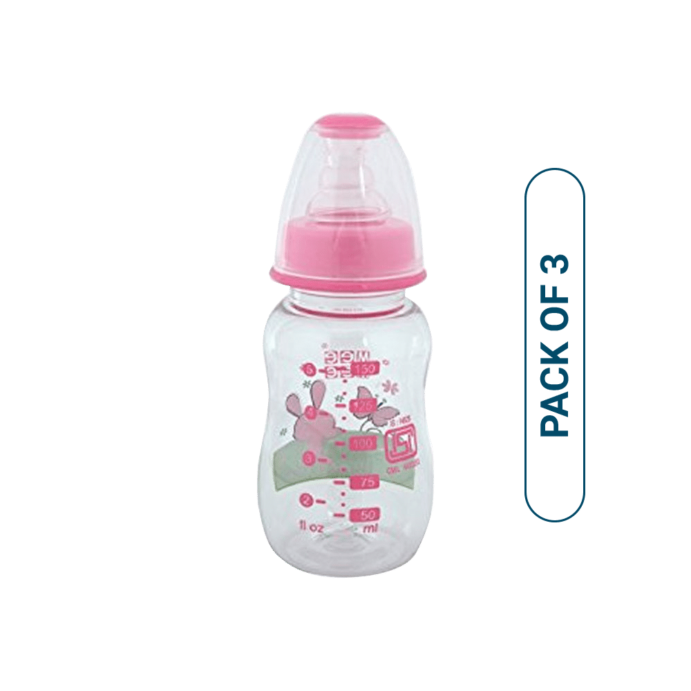 Mee Mee Feeding Bottle (Pink Yellow Purple)