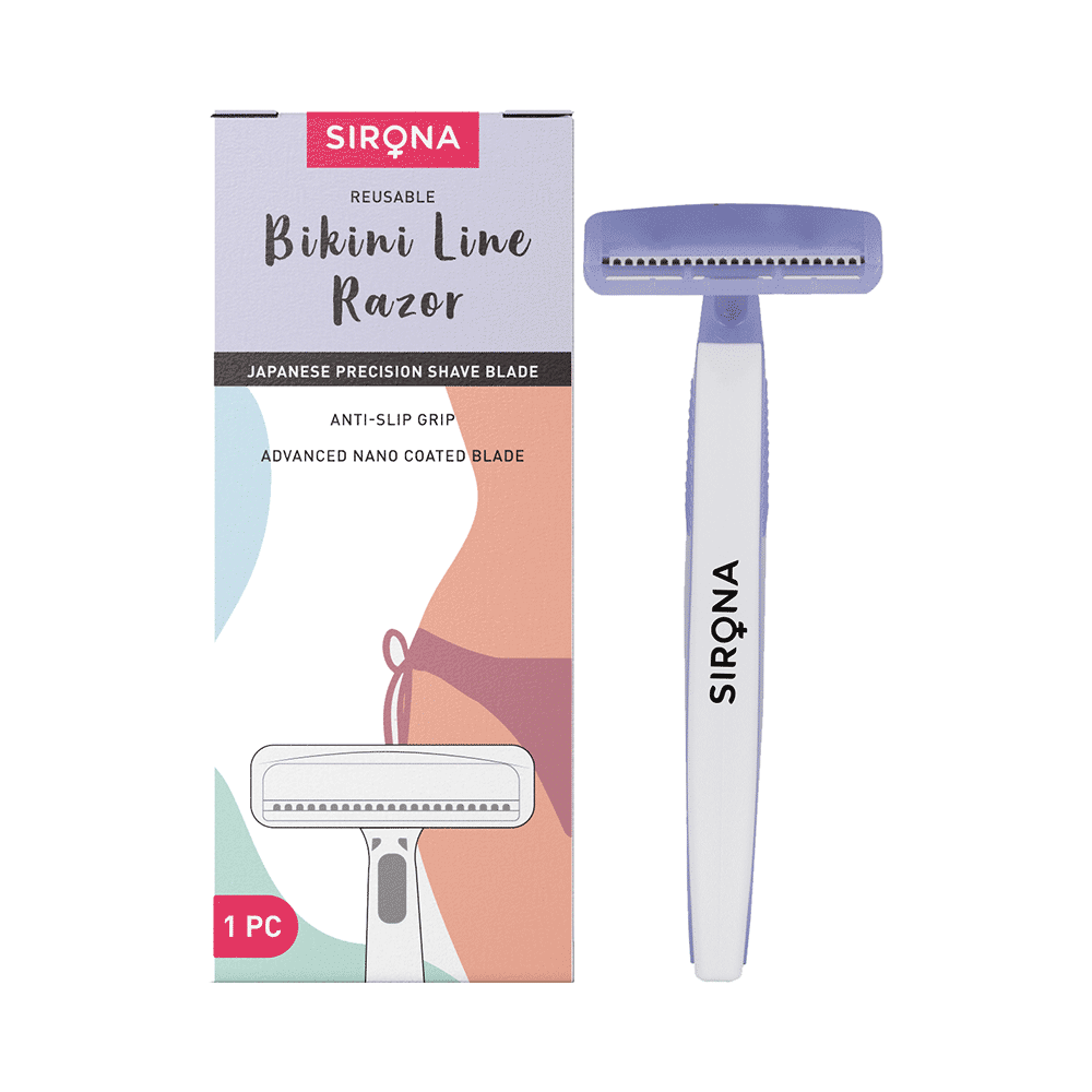 Sirona Reusable Bikini Hair Removal Razor for Women