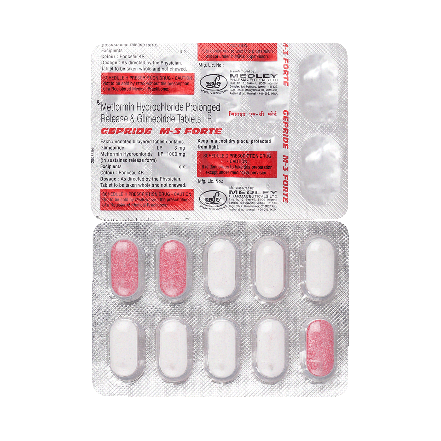 Gepride M 3 Forte Tablet PR