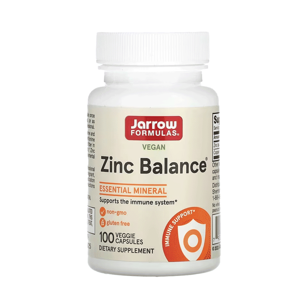 Jarrow Formulas Zinc Balance Veggie Cap | For Immune Function