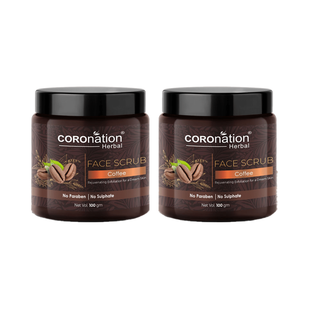 Coronation Herbal Coffee Face Scrub (100gm Each)