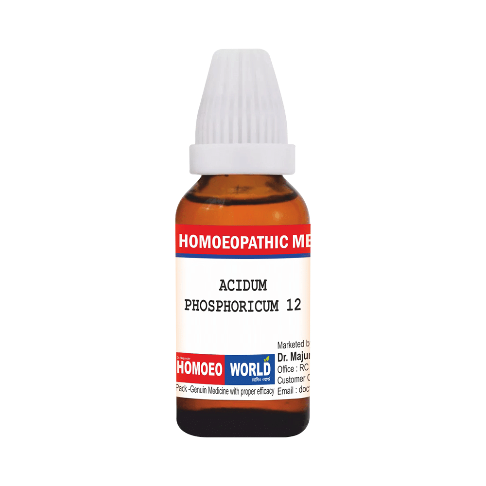 Dr. Majumder Homeo World Acidum Phosphoricum Dilution (30ml Each) 12