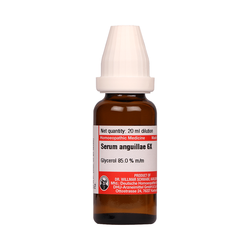 Dr Willmar Schwabe Germany Serum Anguillae Dilution 6X