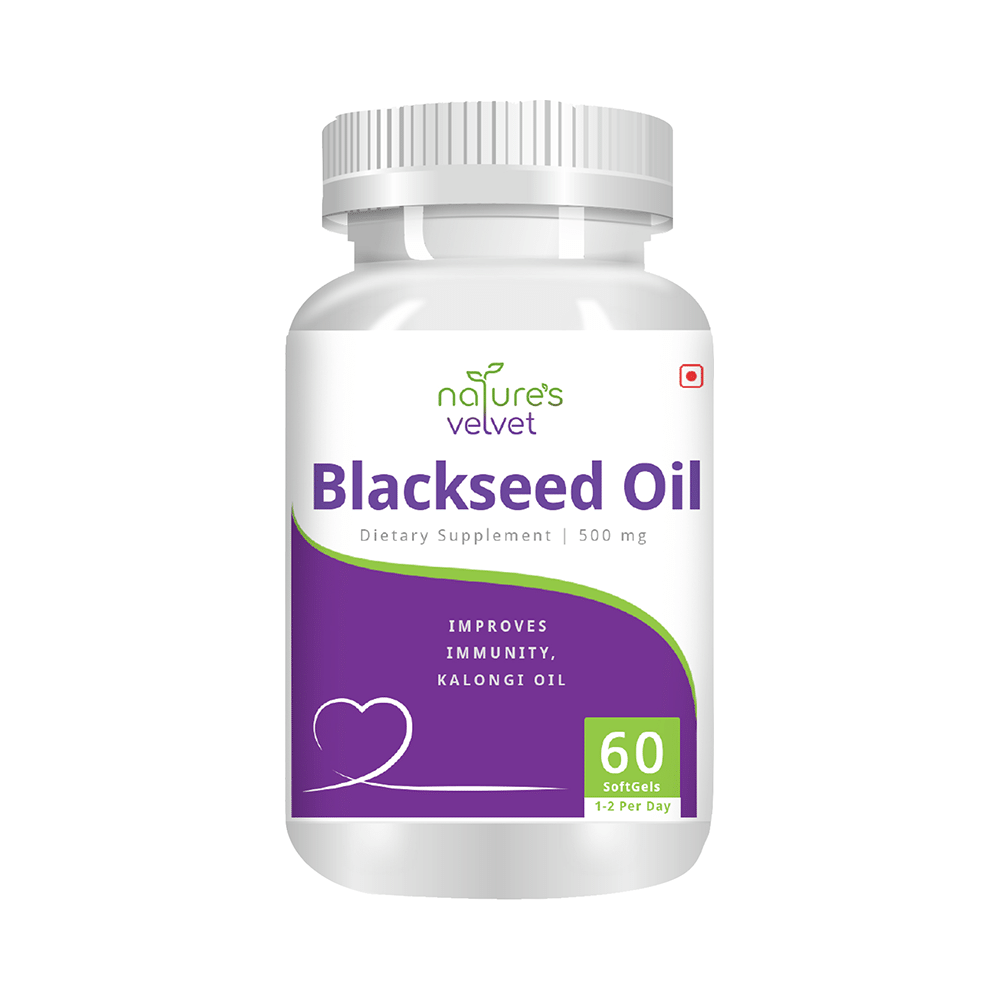 Nature's Velvet Blackseed Oil 500mg Capsule