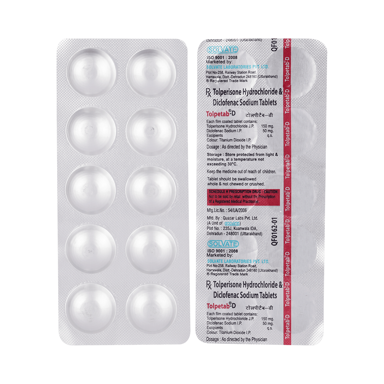 Tolpetab-D 150mg/50mg Tablet