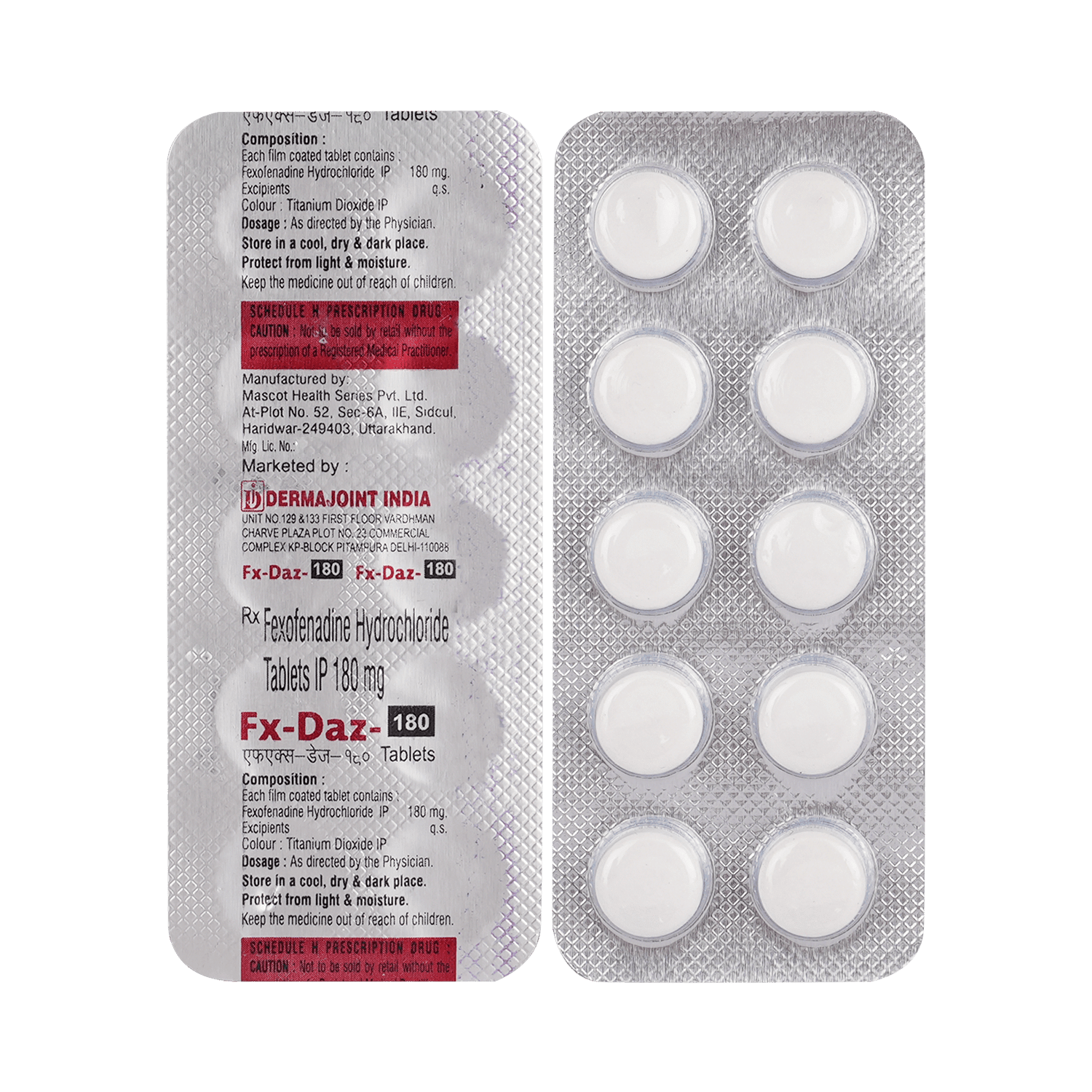 FX Daz 180mg Tablet
