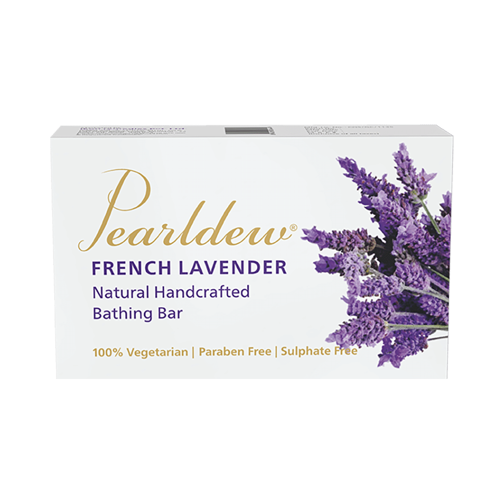 Pearldew French Lavender Natural Handcrafted Bathing Bar