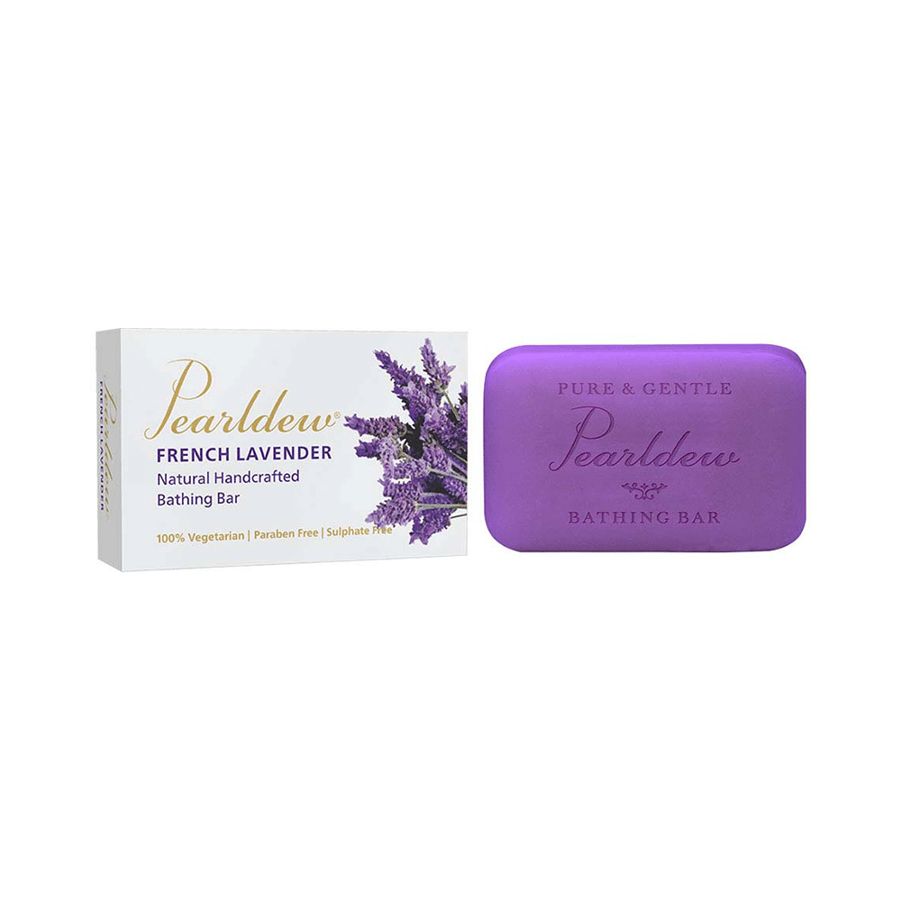 Pearldew French Lavender Natural Handcrafted Bathing Bar - Image 2