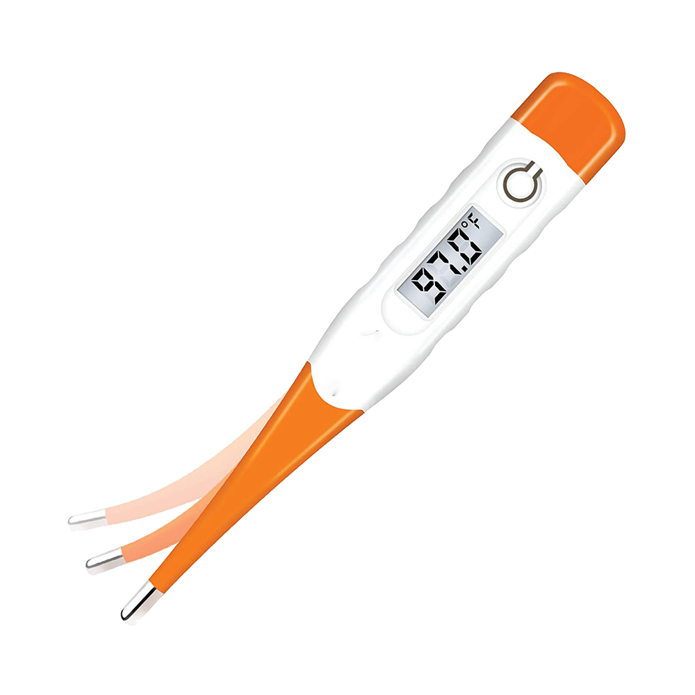MCP Flexible Tip Waterproof Digital Thermometer Orange