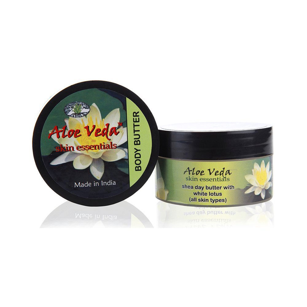 Aloe Veda Luxury Body Butter Shea Butter with White Lotus