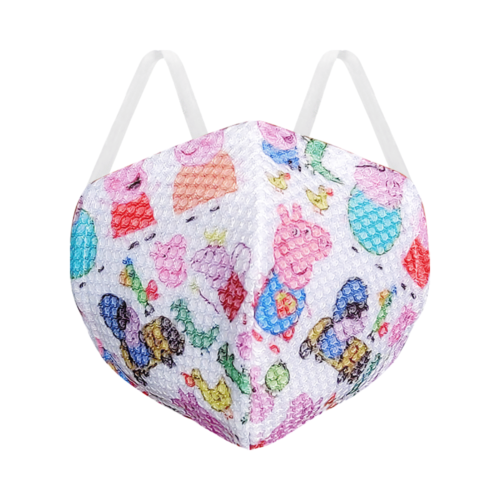 Uday Fashion A95 Multi Layer Protective Mask for Kids Multicolor 2