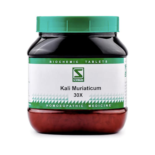 Dr Willmar Schwabe India Kali Muriaticum Biochemic Tablet 30X