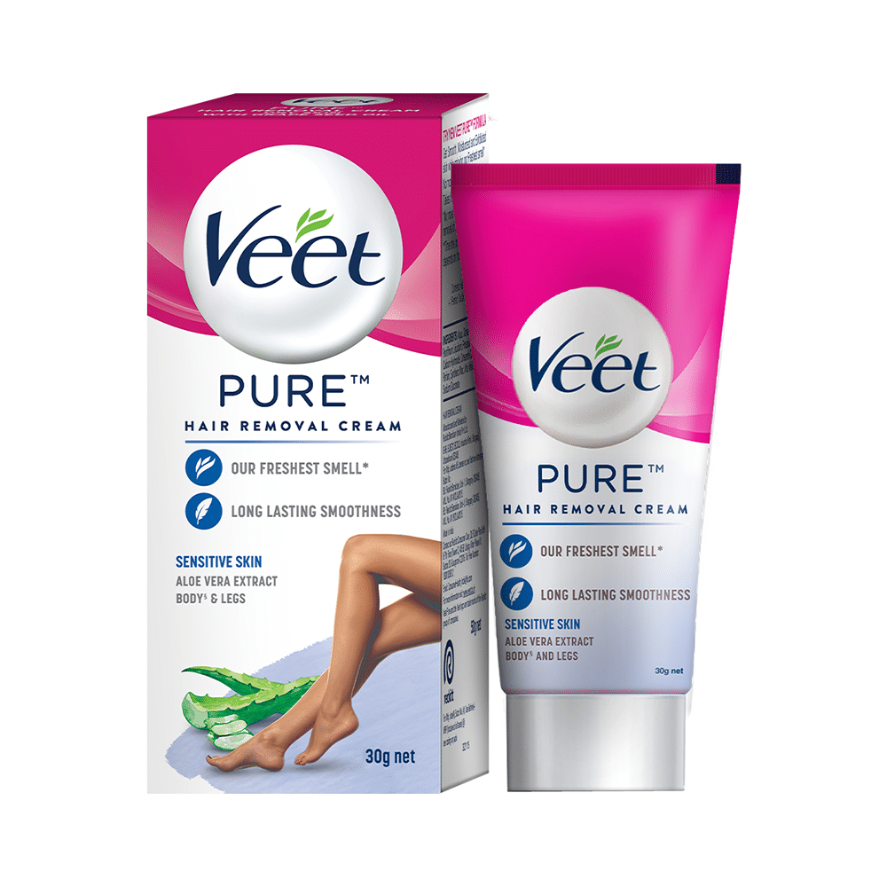 Veet Pure Hair Removal Cream for Women | No Ammonia Smell | For Sensitive Skin