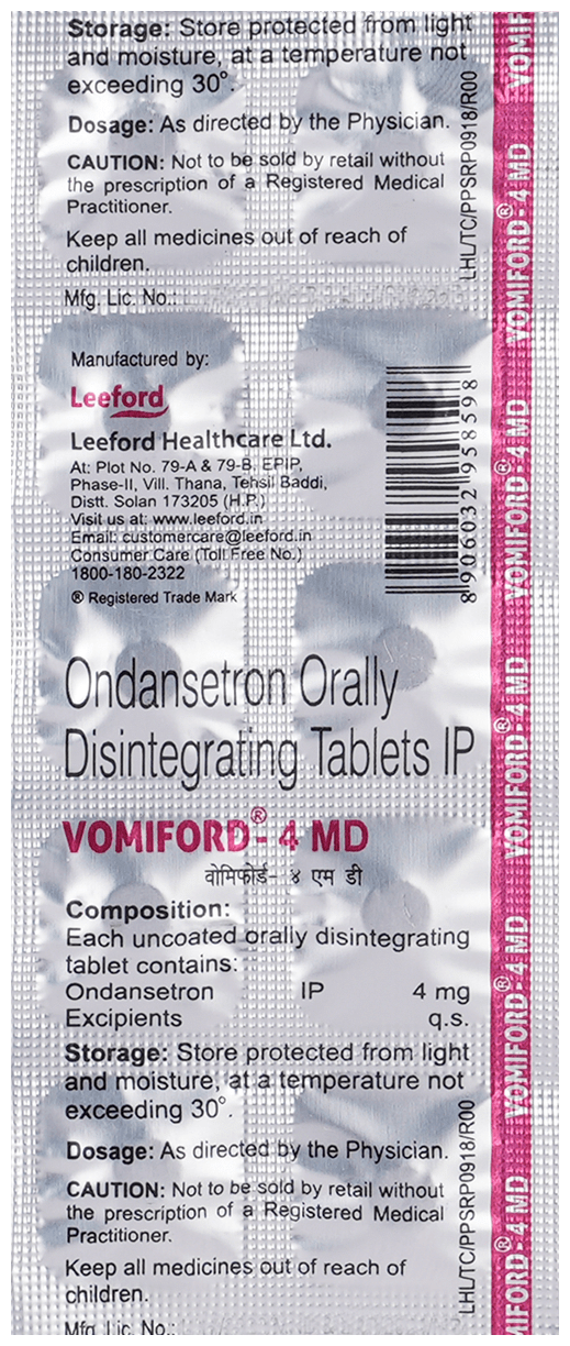 Vomiford-4 MD Tablet