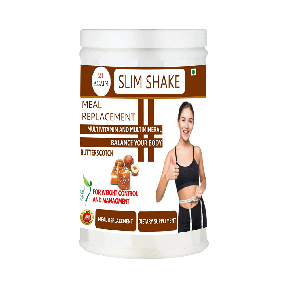 21 Again Slim Shake Meal Replacement Powder Butterscotch